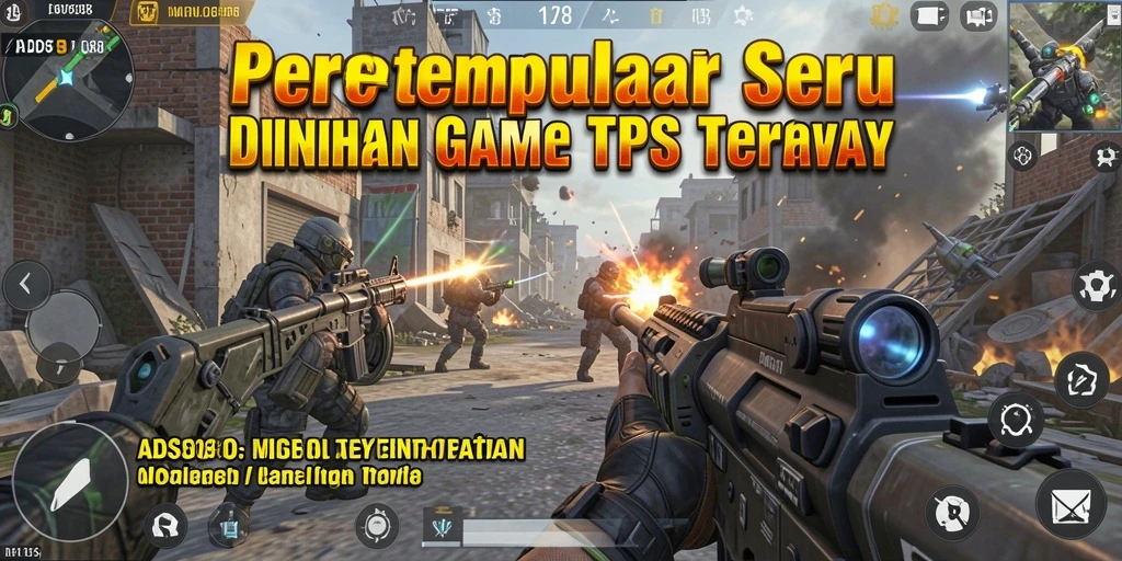 Tampilan gameplay seru dari pertempuran dalam ADS508.