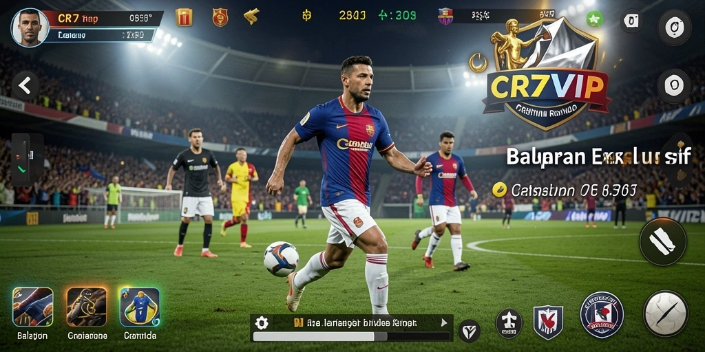 Gameplay Racing seru di CR7VIP dengan grafis yang menakjubkan.