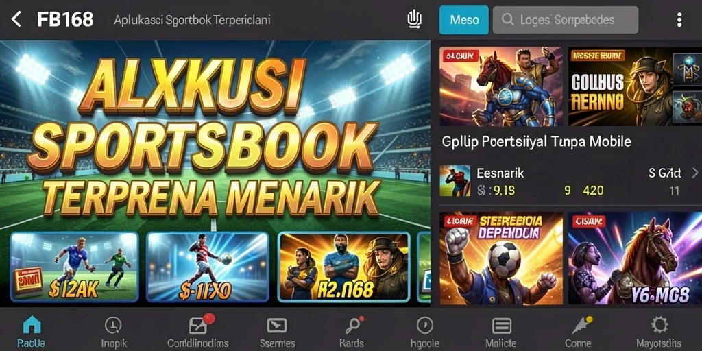 Screenshot menampilkan antarmuka taruhan olahraga FB168 yang menarik.