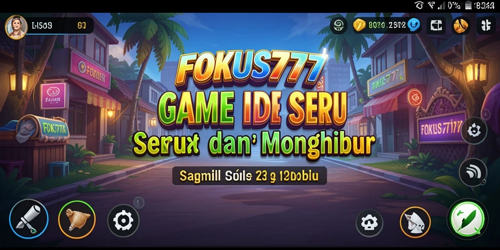 Tampilan gameplay FOKUS777 dengan elemen Idle yang menarik.