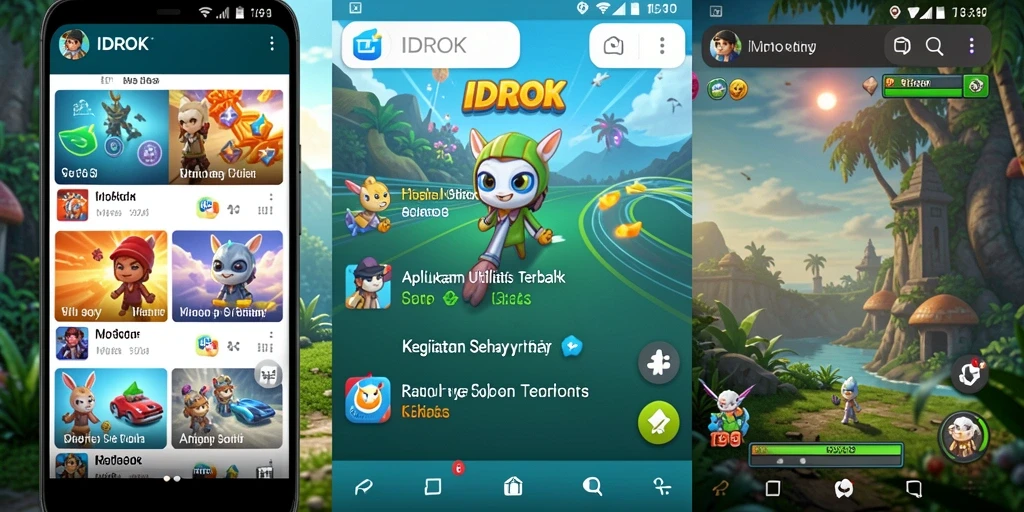 Tampilan utama <strong>IDROK</strong> dengan fitur utilitas yang memudahkan.