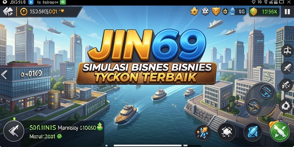 Tampilan gameplay menarik saat membangun kerajaan bisnis Tycoon.