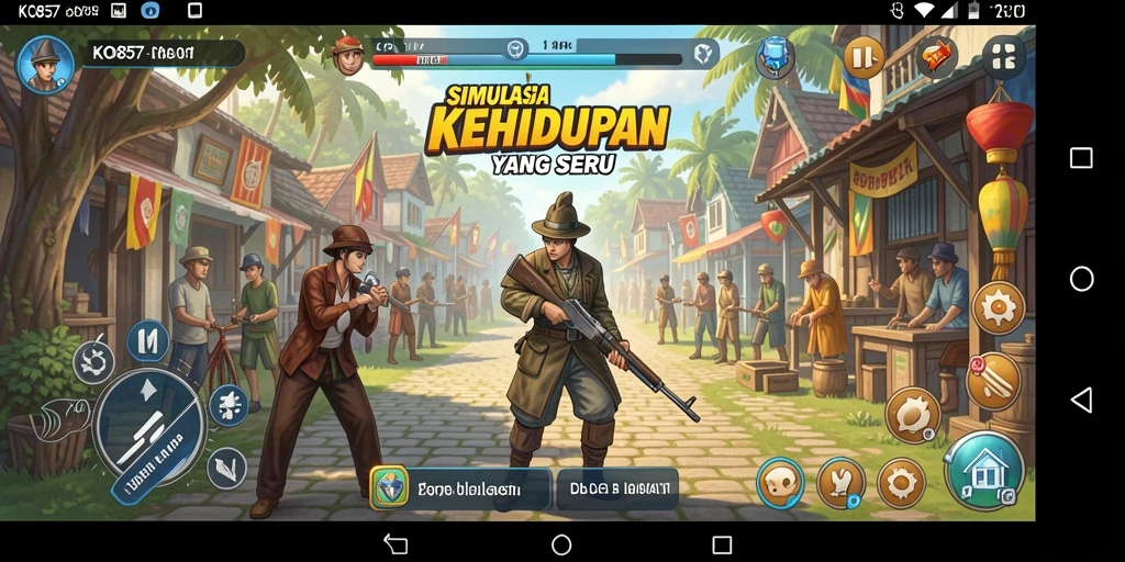 Screenshot utama KO857 menampilkan gameplay Simulation yang seru dan interaktif.