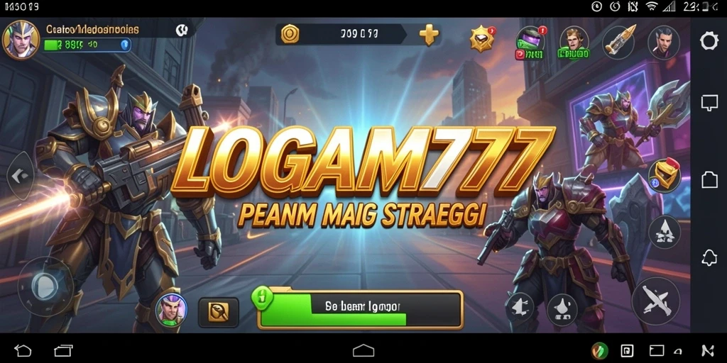 Tampilan menarik dari gameplay LOGAM777 yang mendebarkan.
