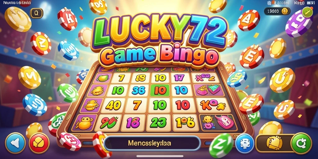 Gameplay seru LUCKY72 dengan variasi Bingo yang menarik.