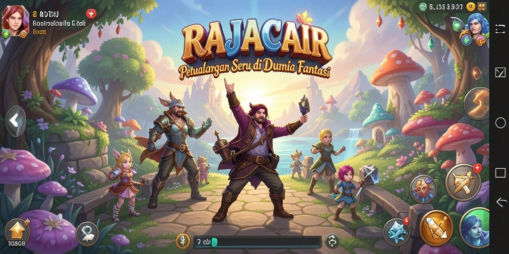 Tampilan gameplay seru di dunia petualangan RAJACAIR.