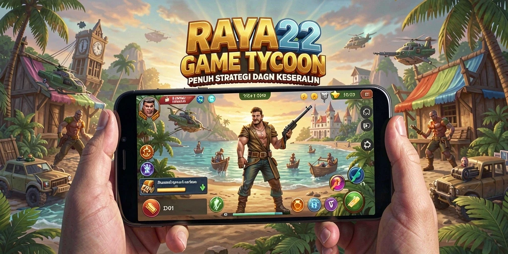 Tampilan gameplay Tycoon yang menarik dan penuh strategi di RAYA22.