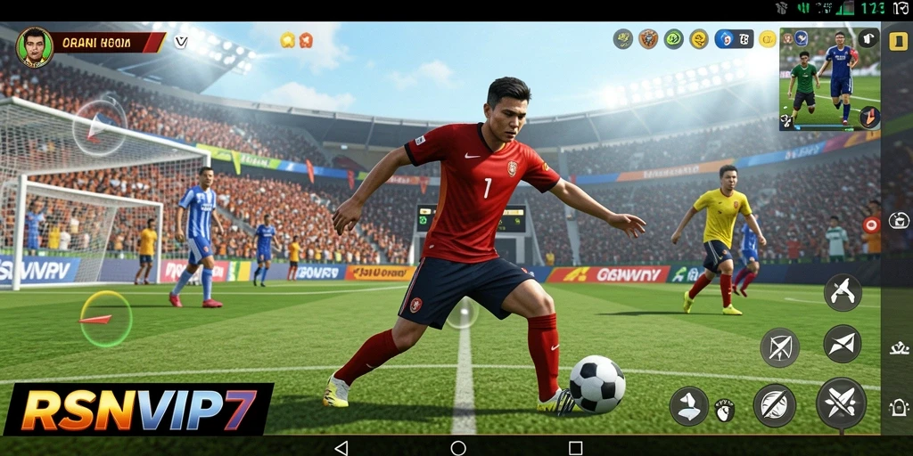 Tampilan gameplay mendebarkan dalam RSNVIP7 yang penuh aksi.