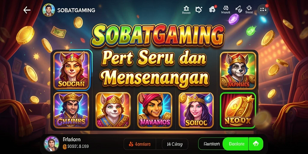 Tampilan gameplay Sobatgaming yang menawan dan penuh warna.