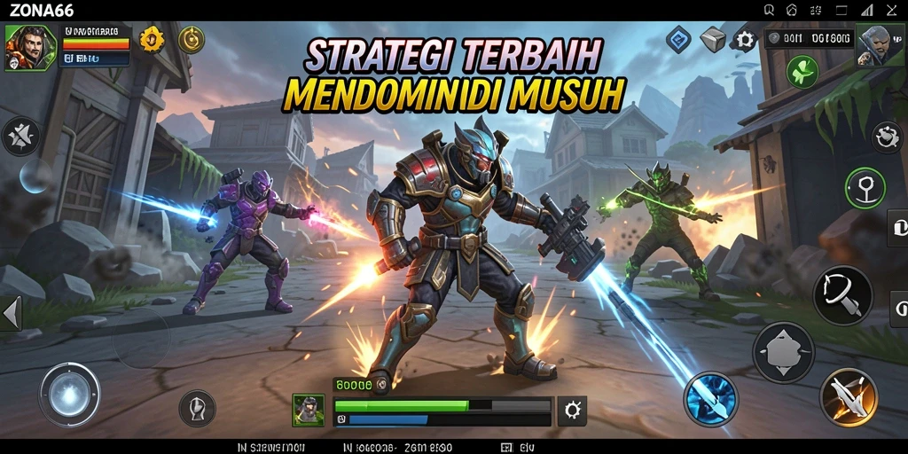 Tampilan gameplay ZONA66 yang mendebarkan dan menantang.